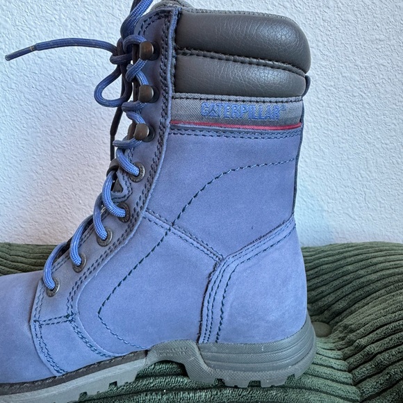 Womens CAT Steel Toe Boots - Picture 4 of 7